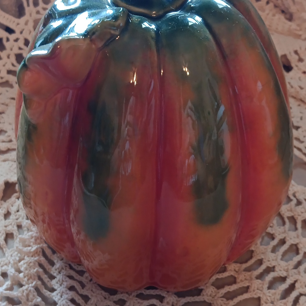 Fall pumpkin ceramic - Picture 3 of 4